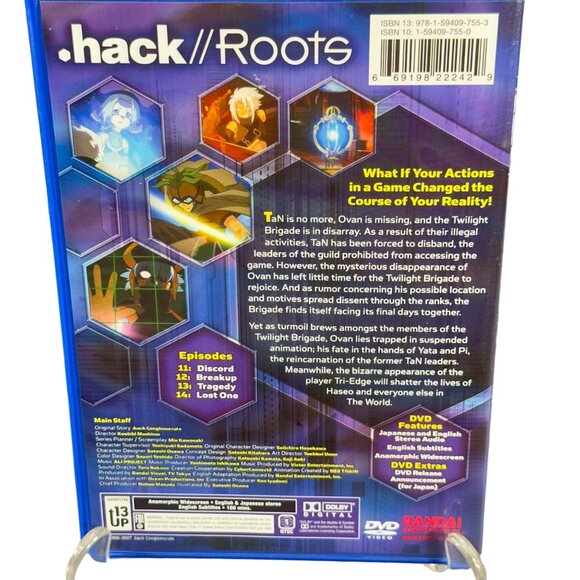 .hack//Roots Volume 3 Tri-Edge DVD Anime Series Episodes 11-14 New - Picture 2 of 10